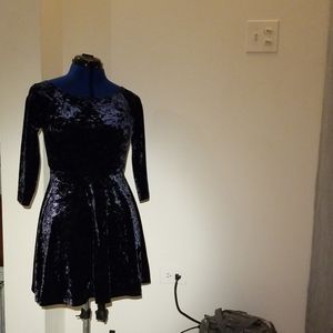 Forever 21 Velvet skater dress